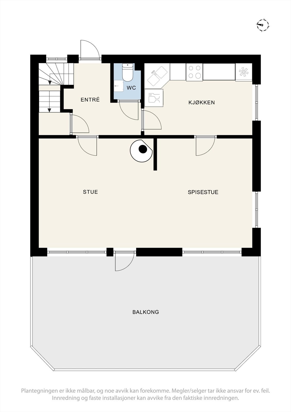 Plantegning 1. etasje. Galleribilde