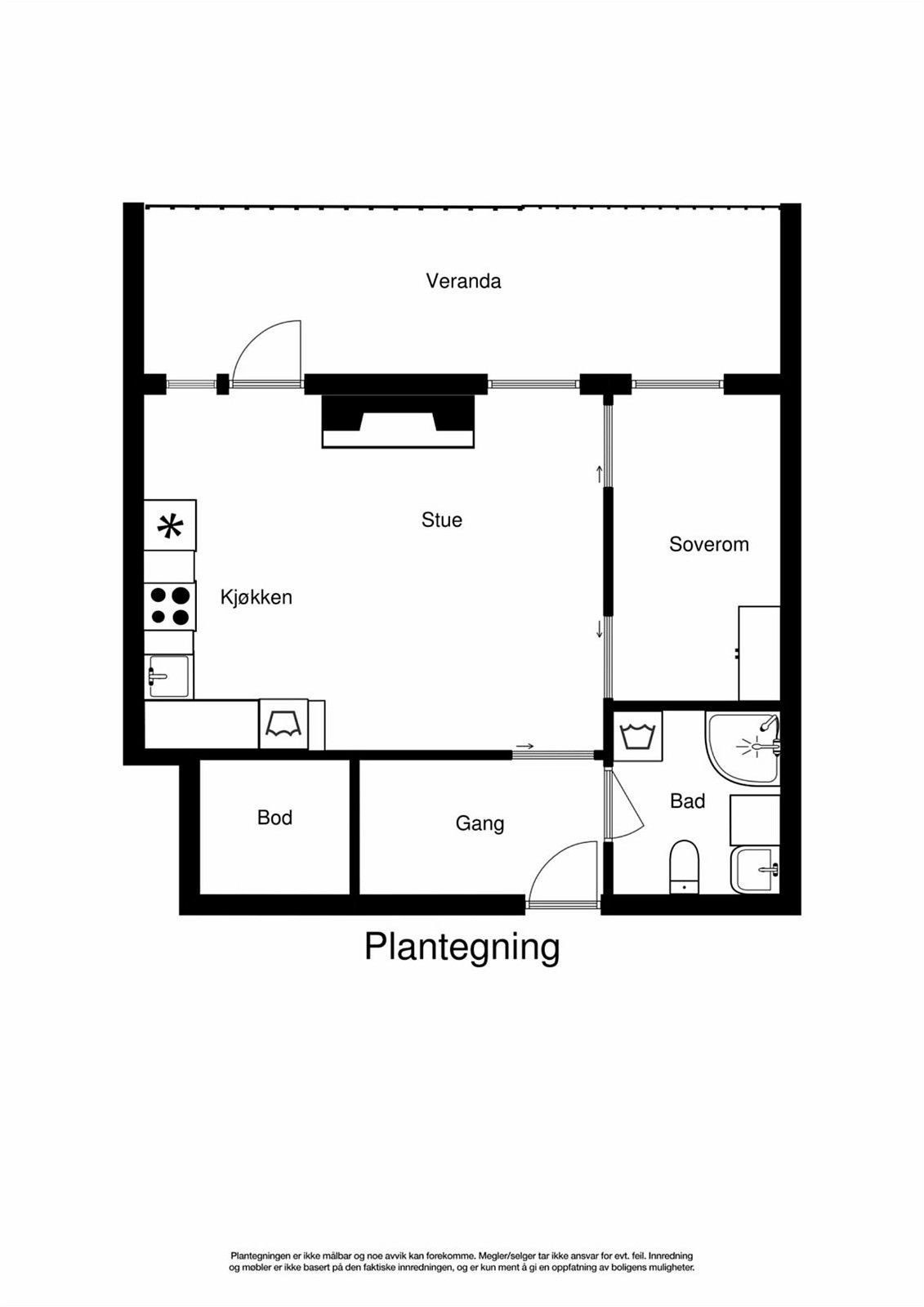 Plantegning 2D Galleribilde