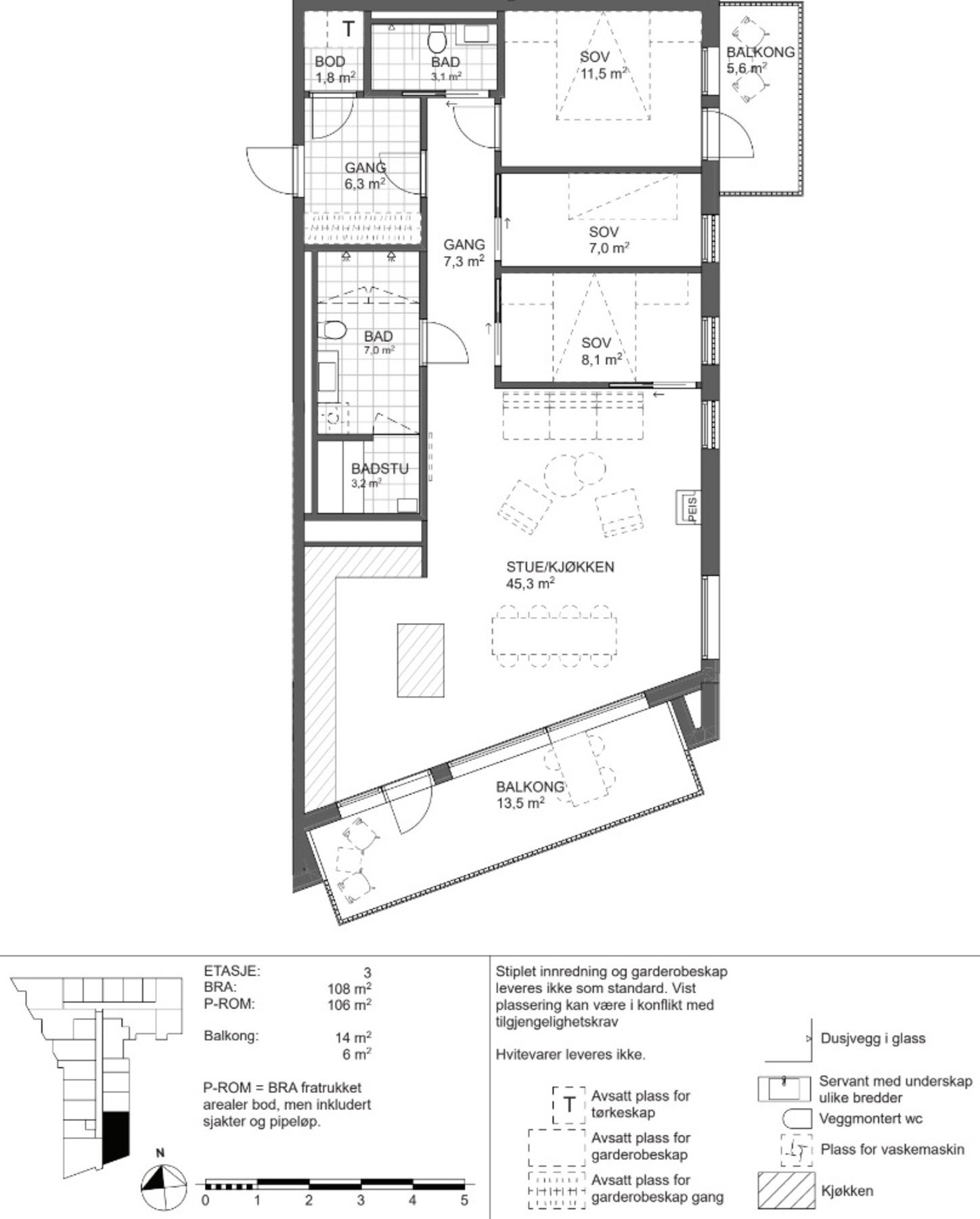 Plantegning B307 Galleribilde