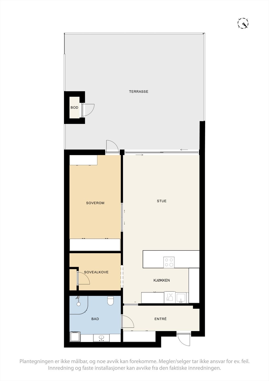 Plantegning Galleribilde