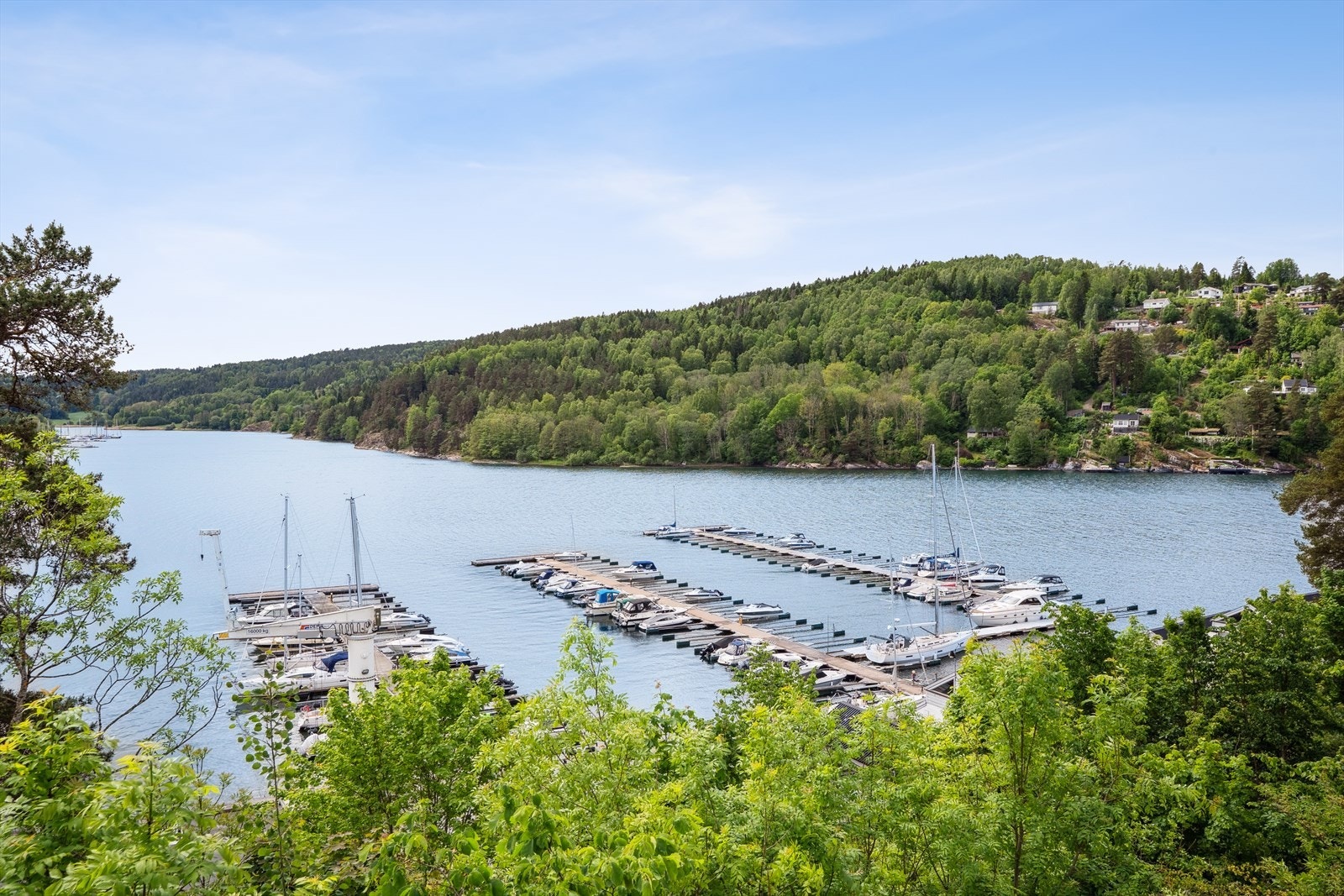 Herlig utsikt fra terrassen Galleribilde