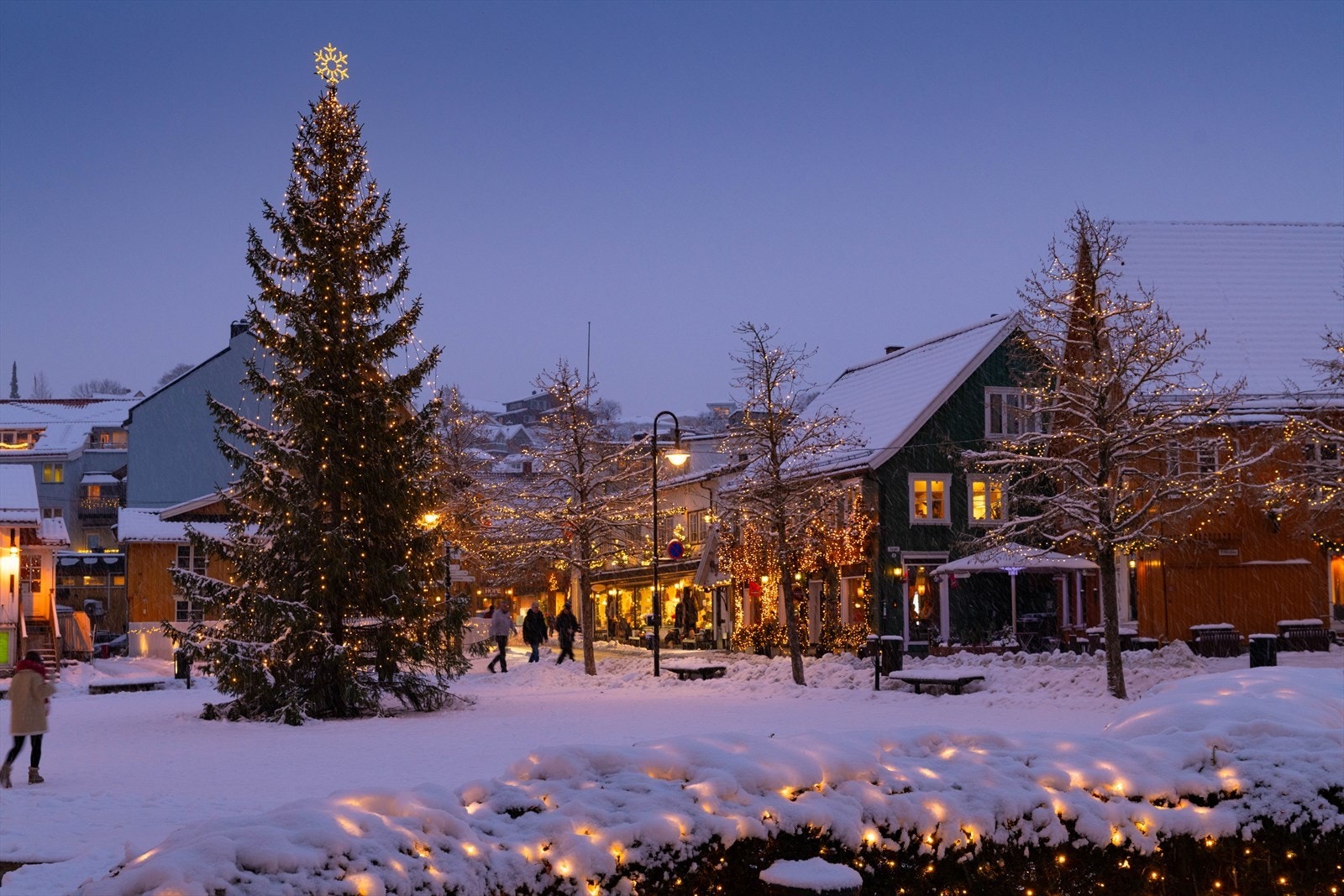 Område bilde av sjarmerende Drøbak sentrum Galleribilde