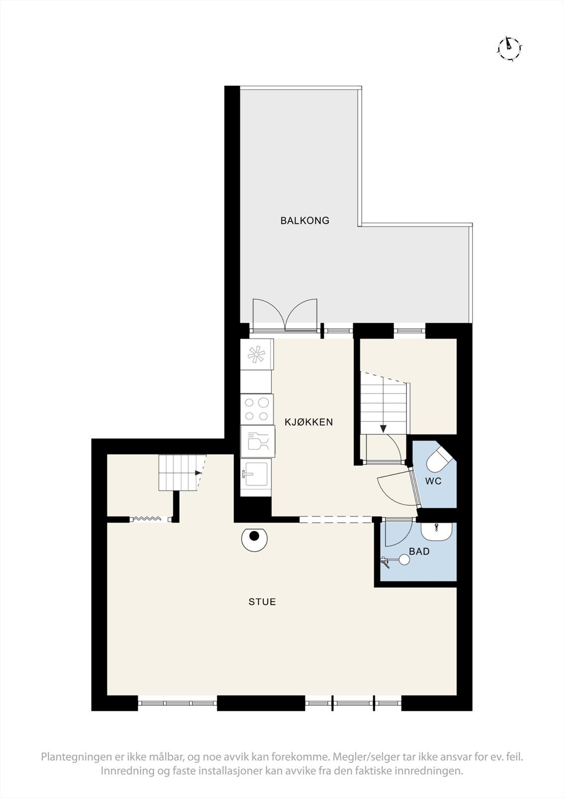 Plantegning 2. etg. Galleribilde