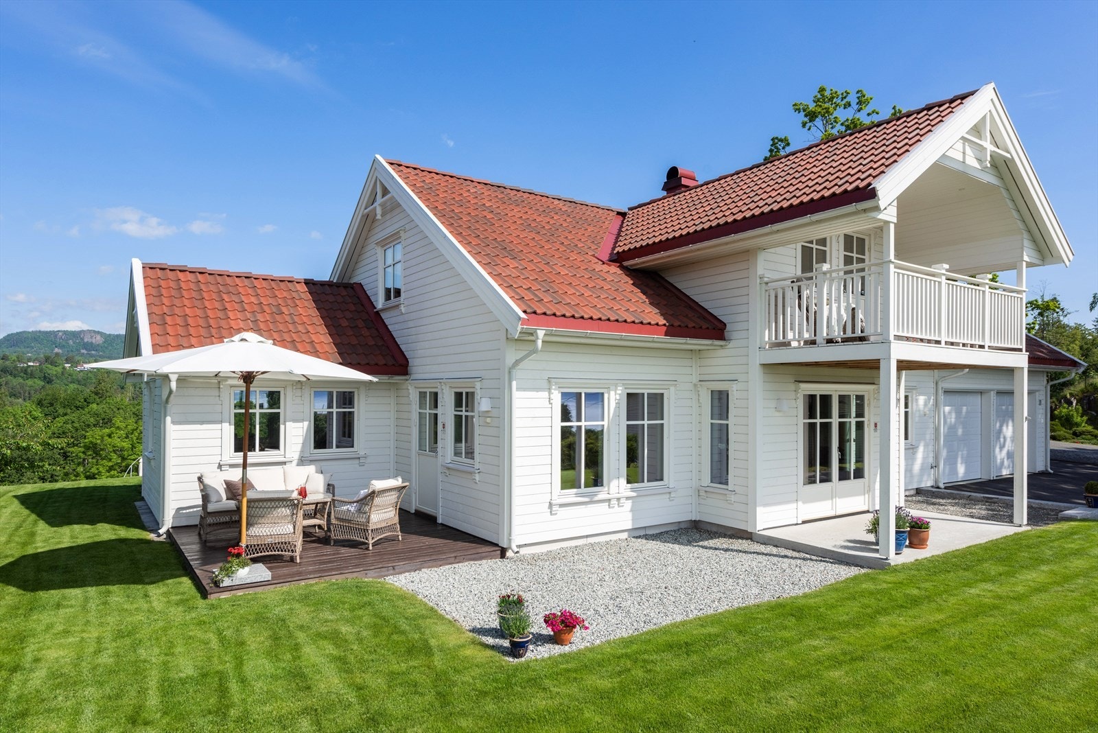 Klassisk og fint hus med god standard fra 2016. Galleribilde