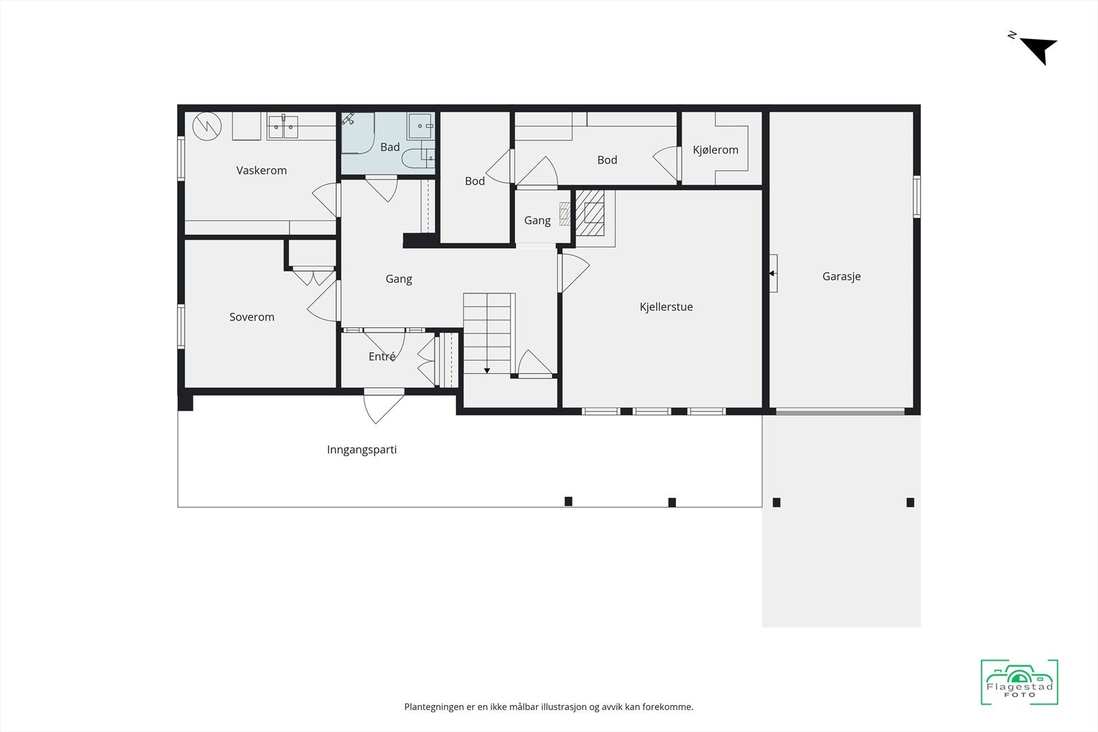 Plantegning Galleribilde