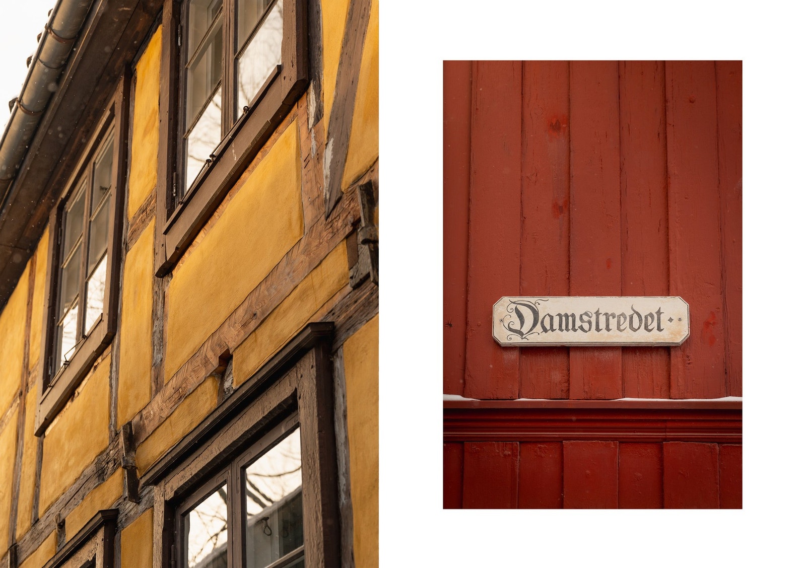 Damstredet er en av Oslos mest historiske gater, preget av trehus fra 1700- og 1800-tallet. Galleribilde