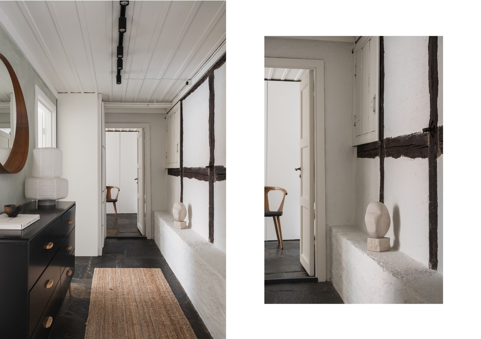 Gangen binder sammen rommene i første etasje. Galleribilde