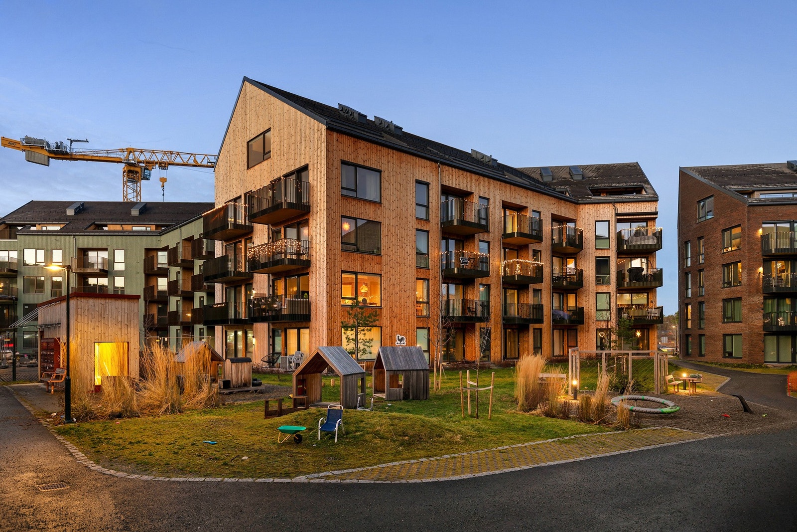 Sameiet Leangenbukta er et etterspurt boligsameie med fantastiske felles- areal og fasiliteter. Galleribilde