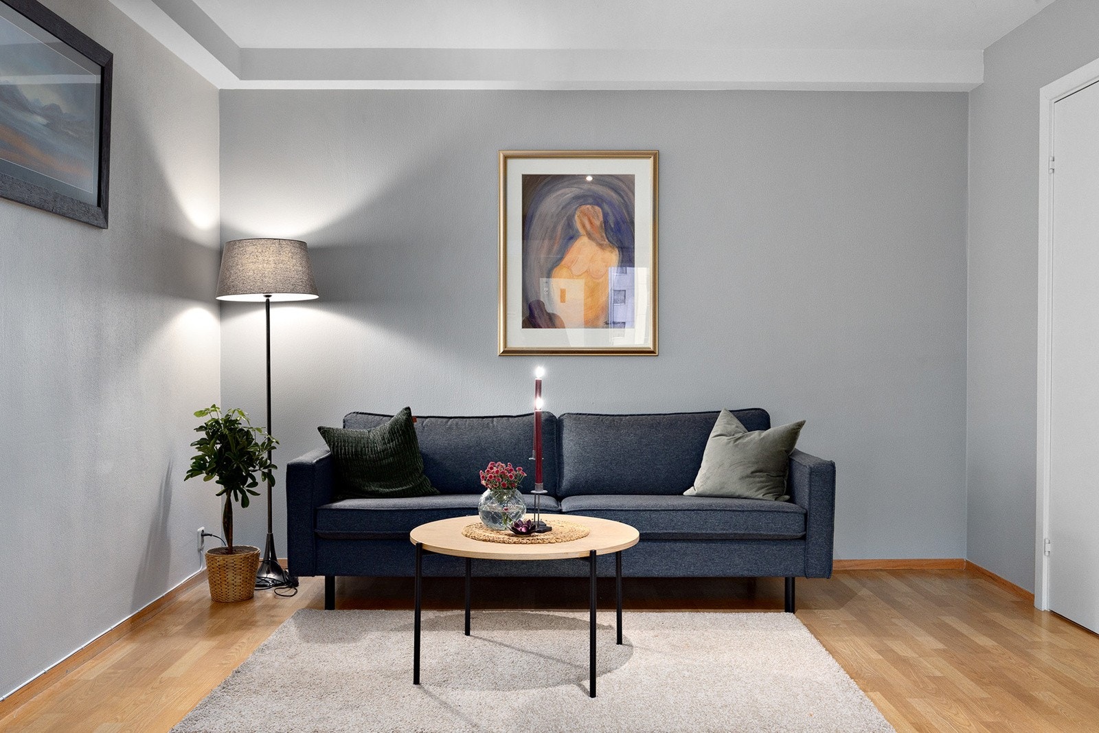 Stuen har en behagelig størrelse. Galleribilde