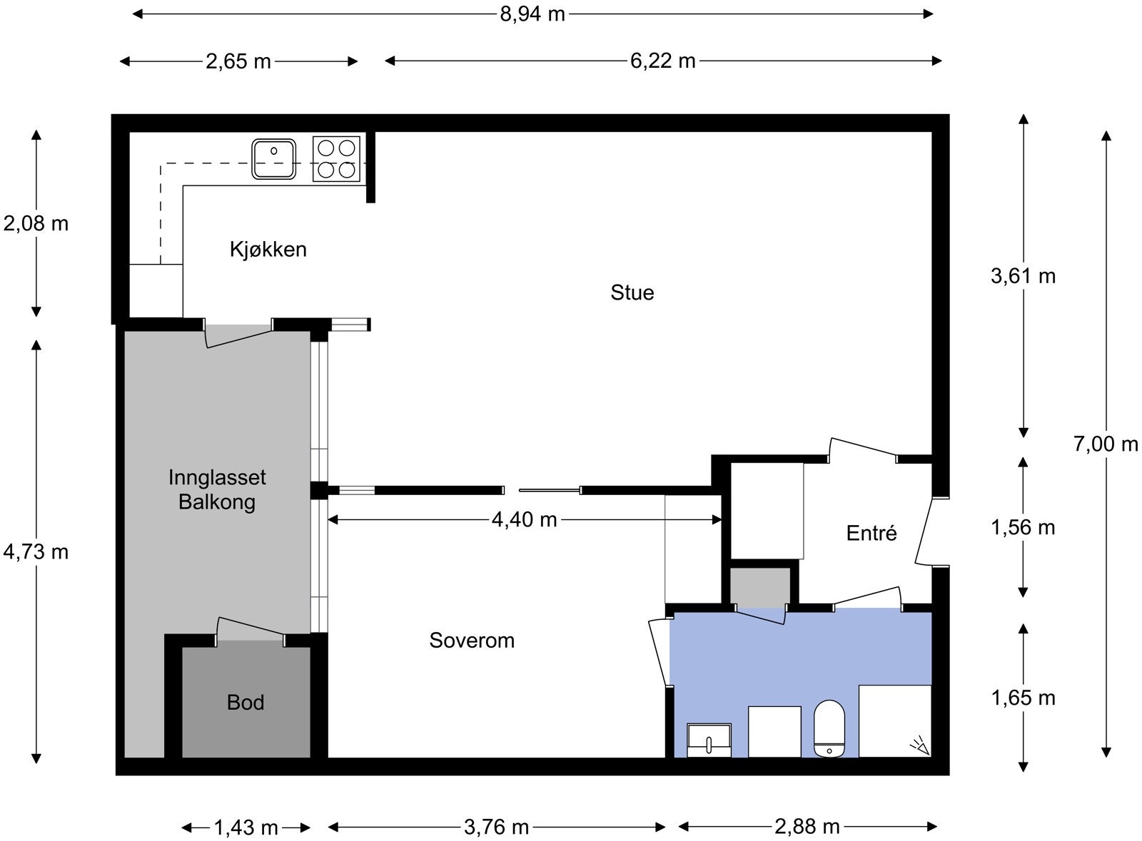 Plantegning Galleribilde