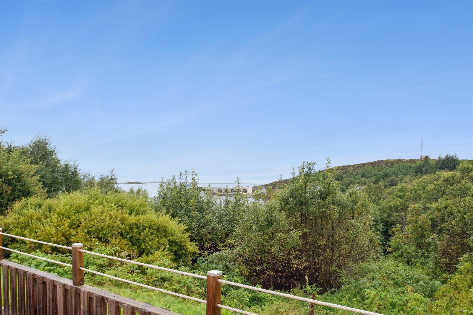 Utsikt fra terassen. Galleribilde