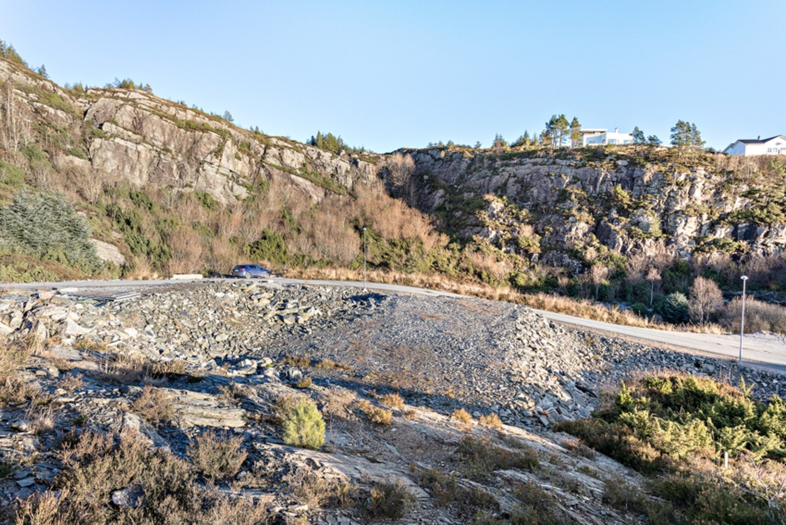 Her har du mulighet til å bygge en frittliggende enebolig eller tomannsbolig. Galleribilde