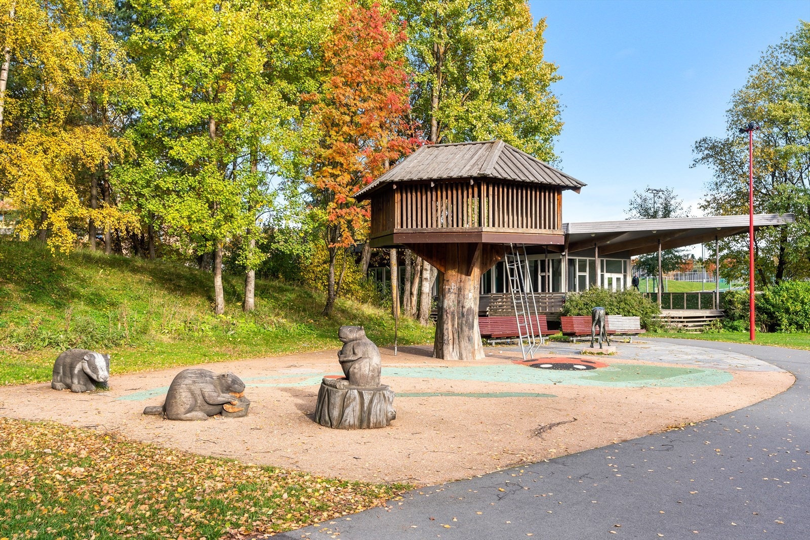 Veitvetparken ligger en kort spasertur unna boligen. Galleribilde