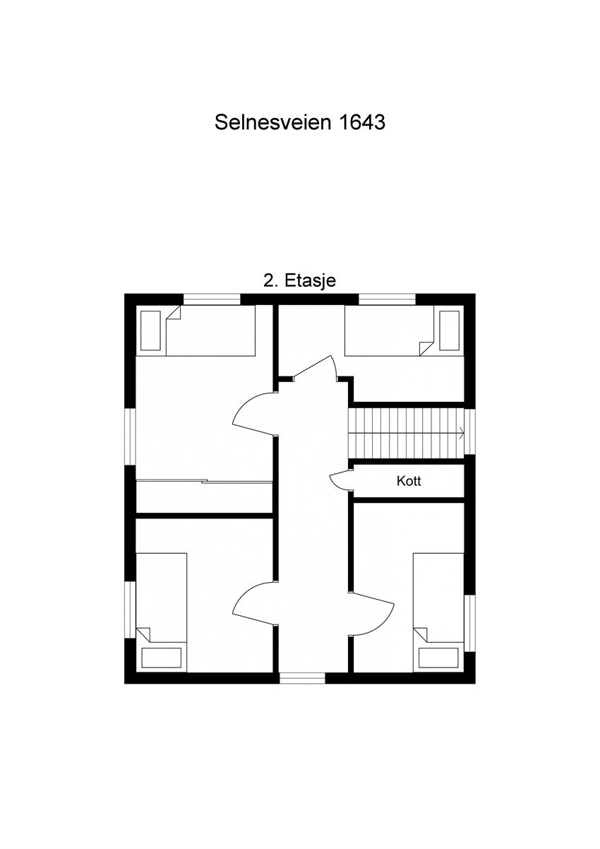 Planskisse 2. etasje.