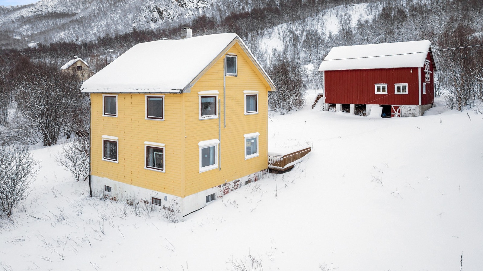 Fritidsboligen strekker seg over 188 m². Galleribilde