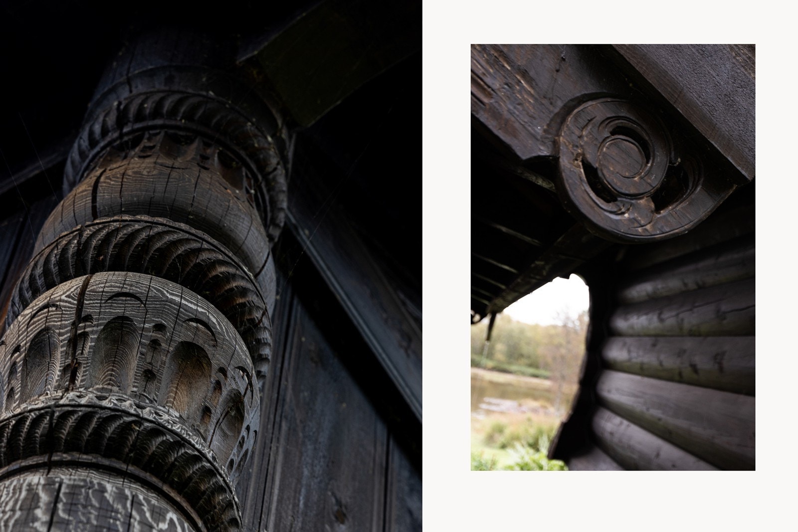 Håndverk - utsøkt detaljrikdom i laftet tømmer gir en følelse av historie og kvalitet. Galleribilde