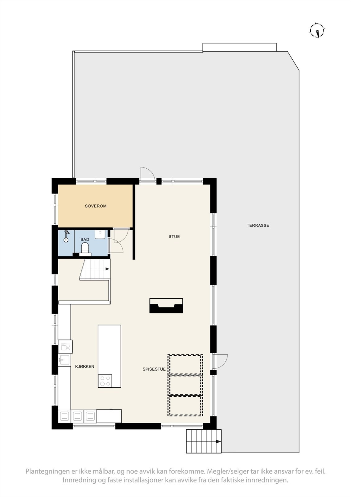 Plantegning 1. etasje. Galleribilde