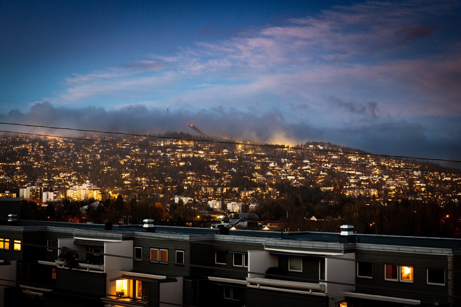 Utsikt til Holmenkollen Galleribilde