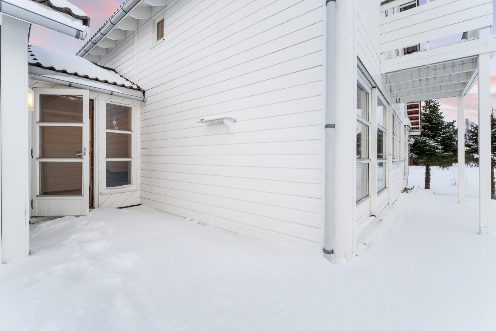 På denne siden har du et flott uteareal for samlinger Galleribilde