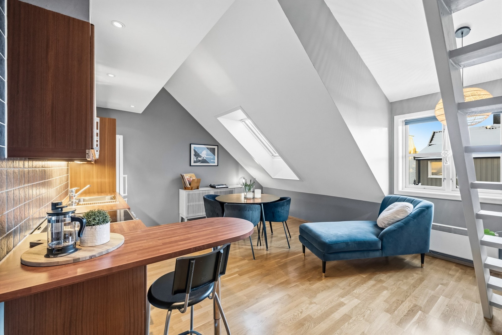 Stue og kjøkkenløsning Galleribilde