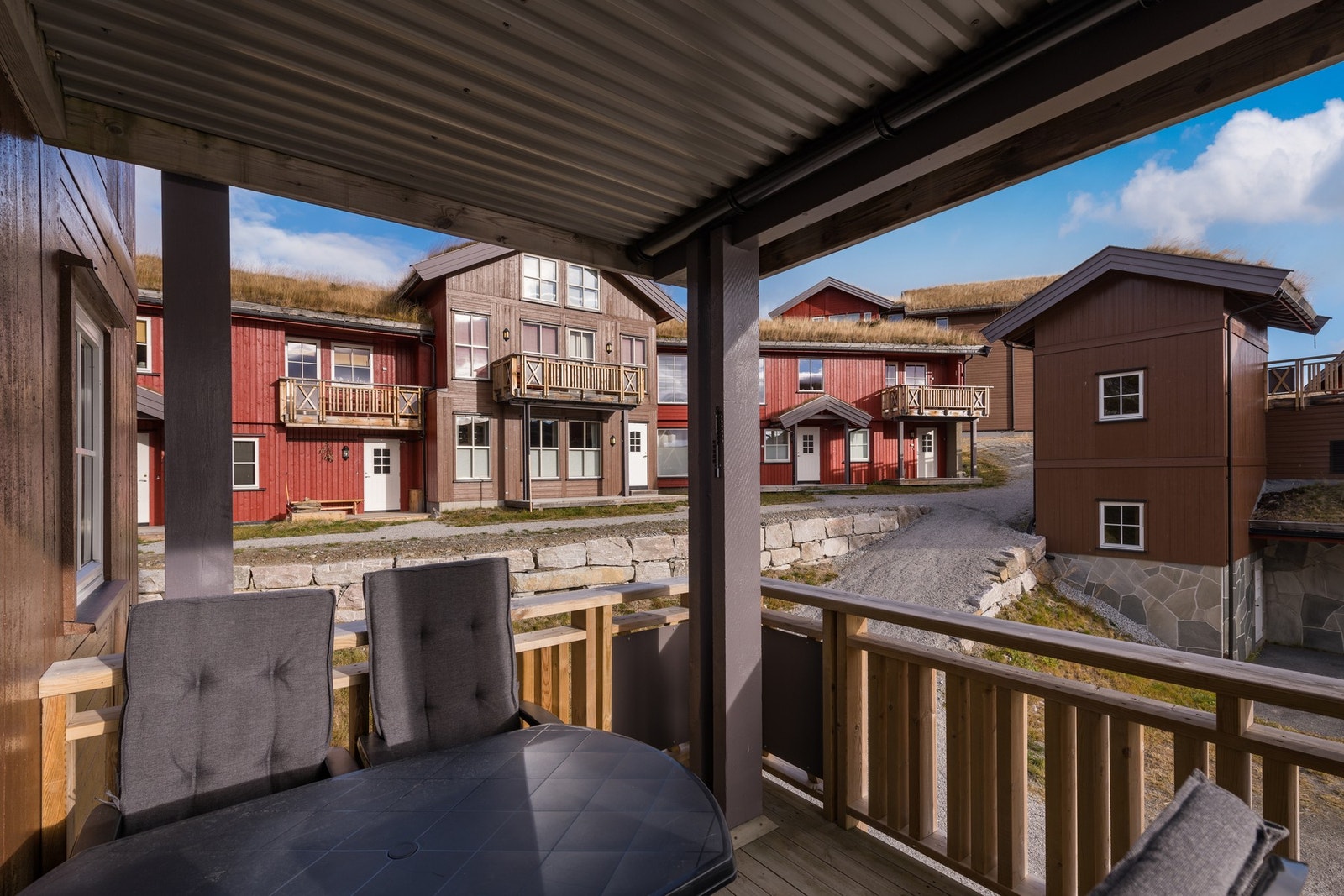 Overbygd balkong. Galleribilde