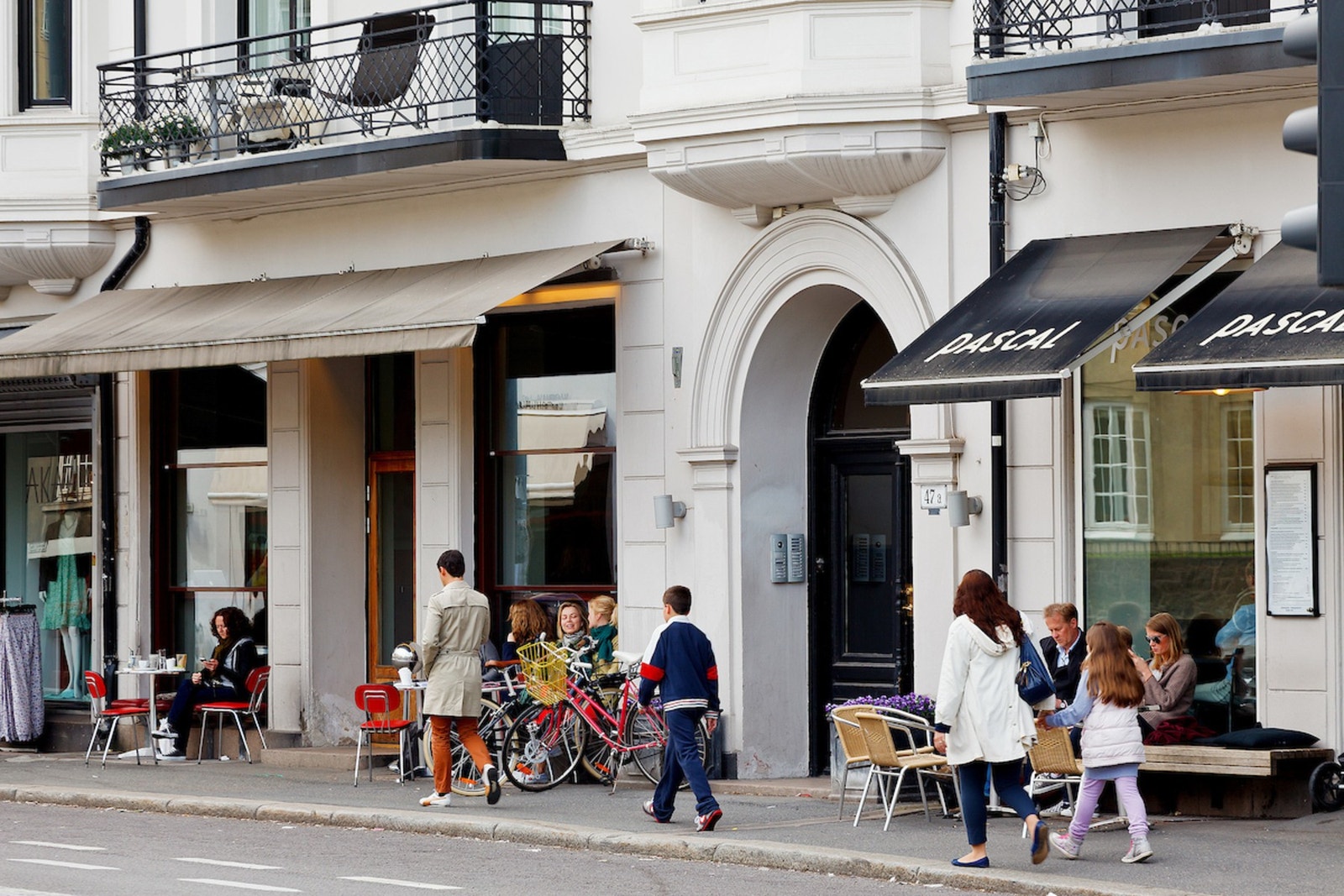 Gatemiljø - St. Hanshaugen. Galleribilde