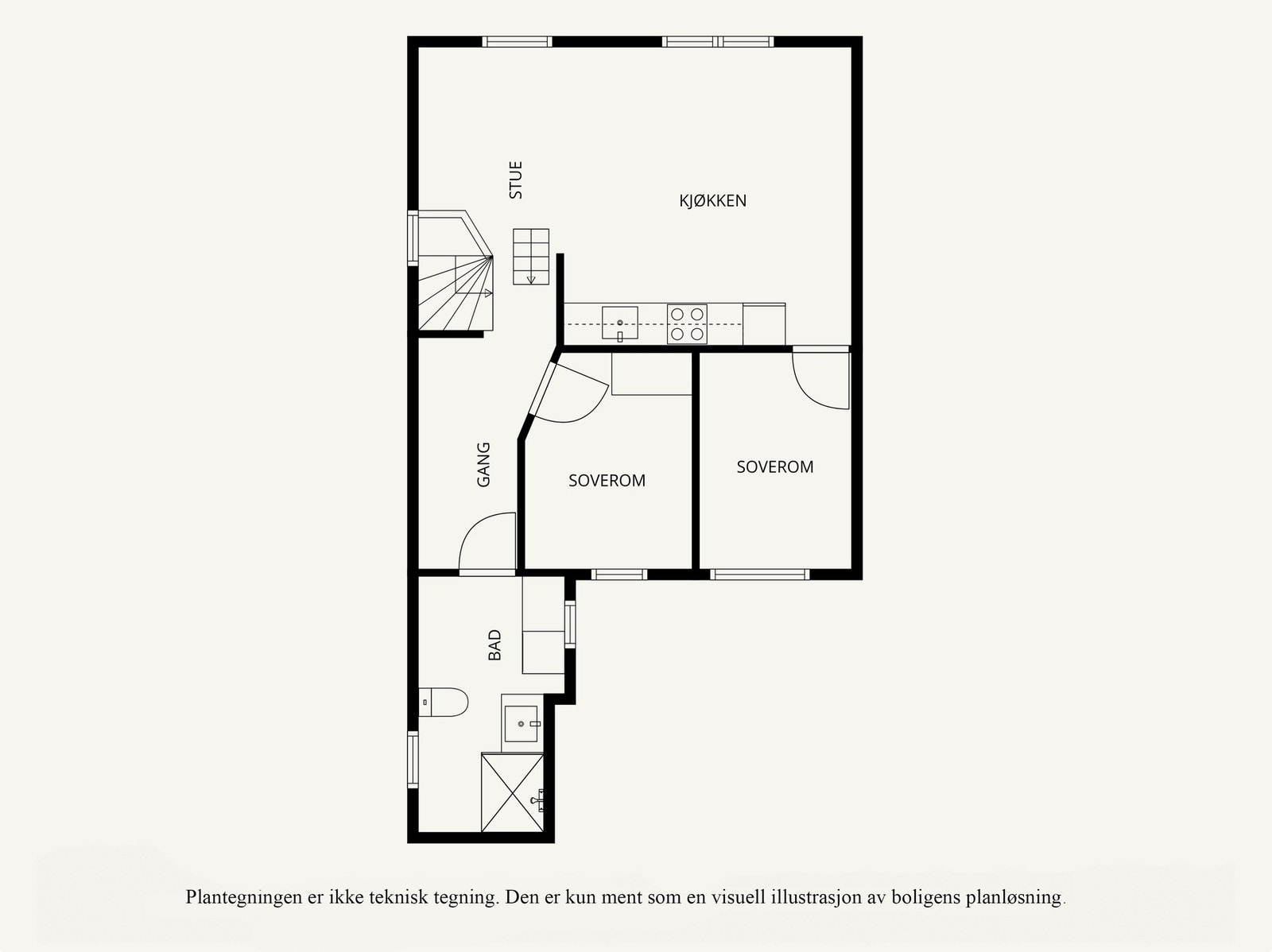 Plantegning. Galleribilde
