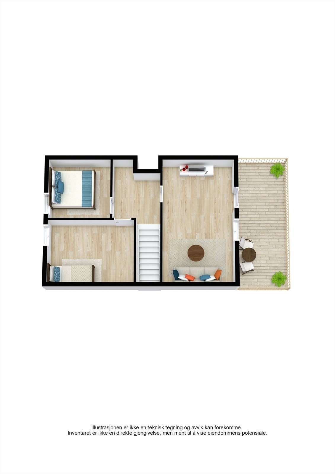 Plantegning 2. etasje. Galleribilde