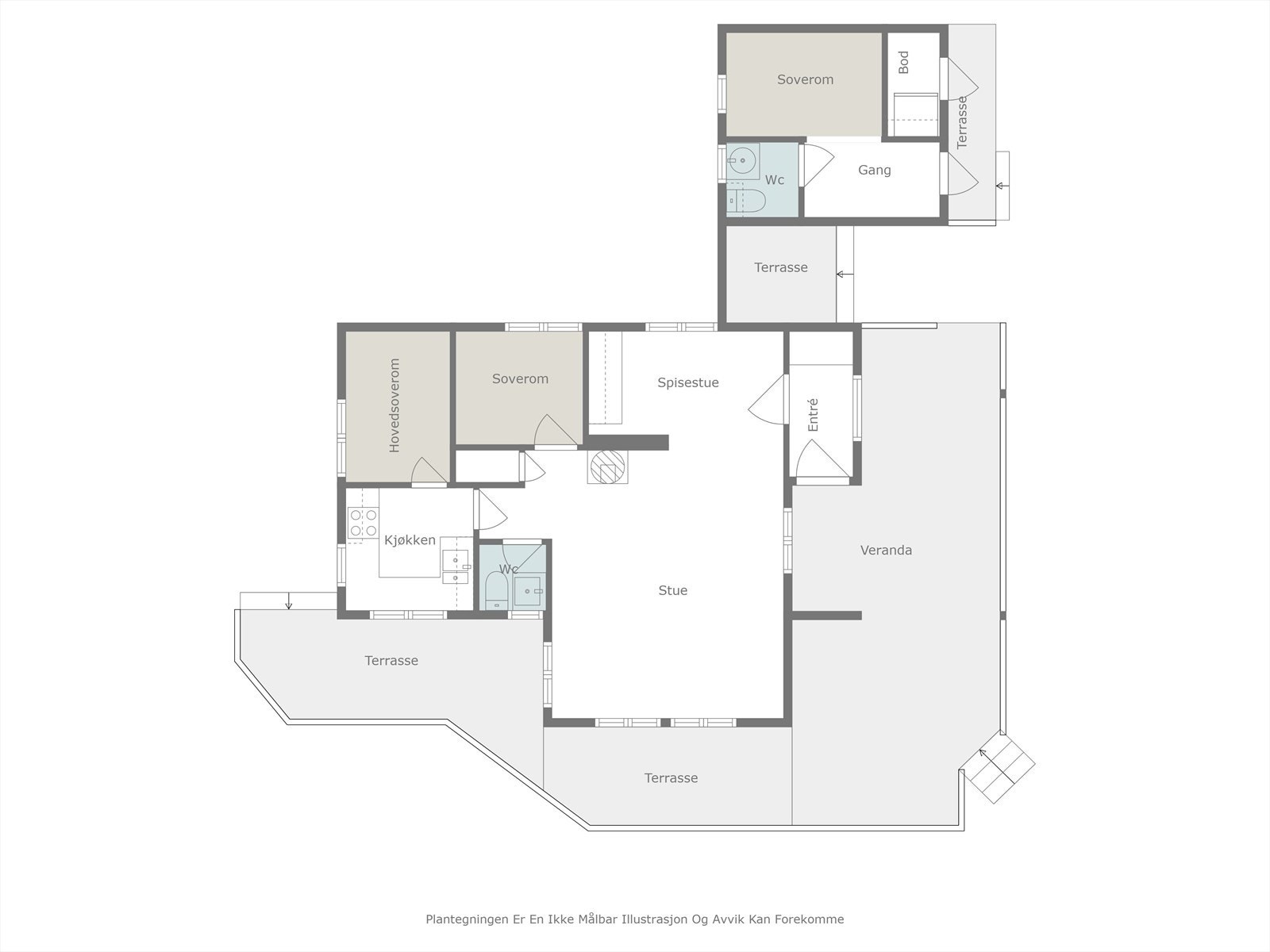 Plantegning Galleribilde