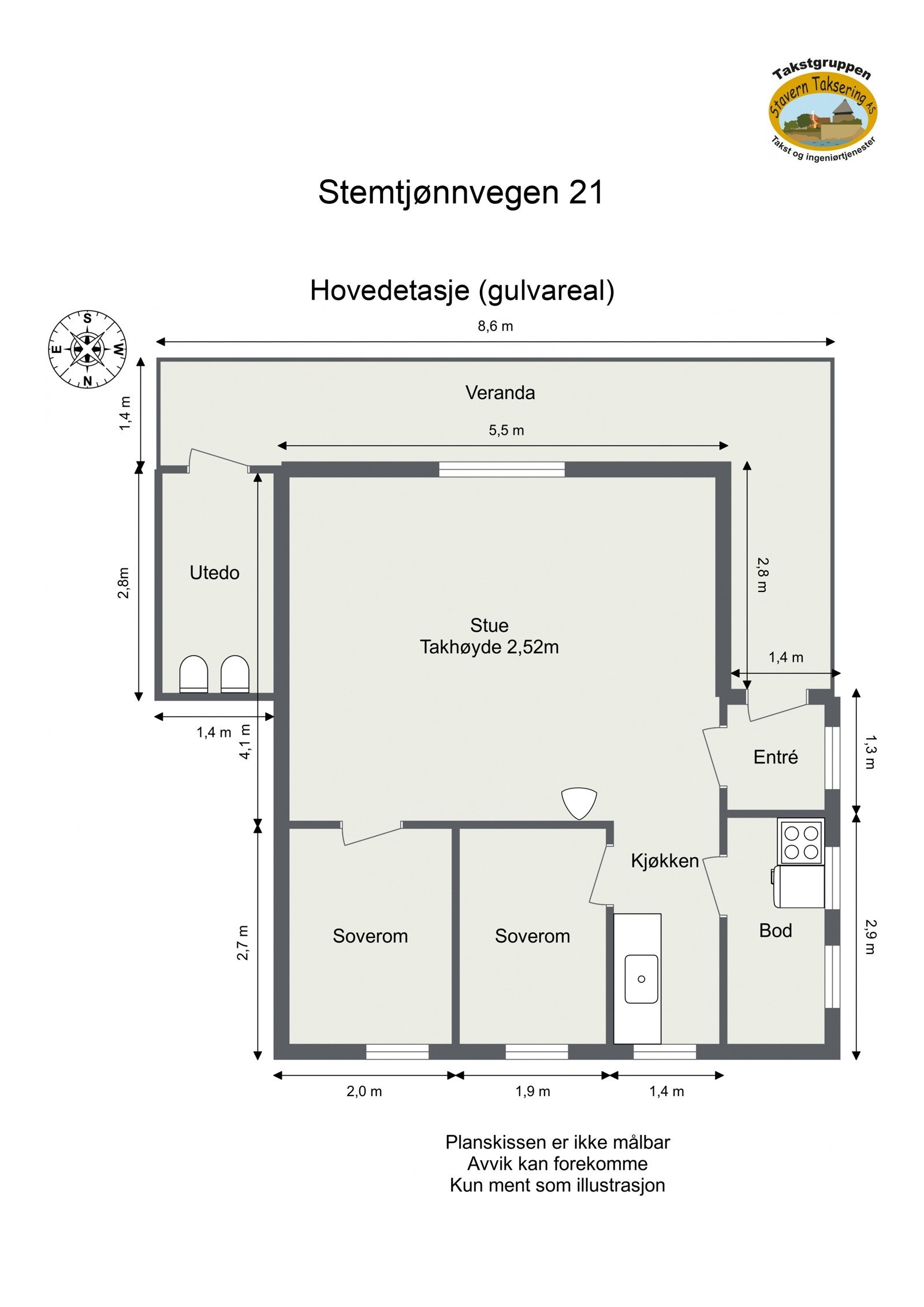 Plantegning. Galleribilde