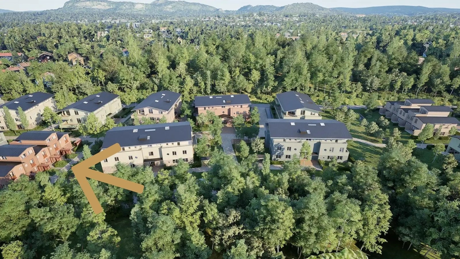 Omtrentlig avmerking. Inngangsside. Galleribilde