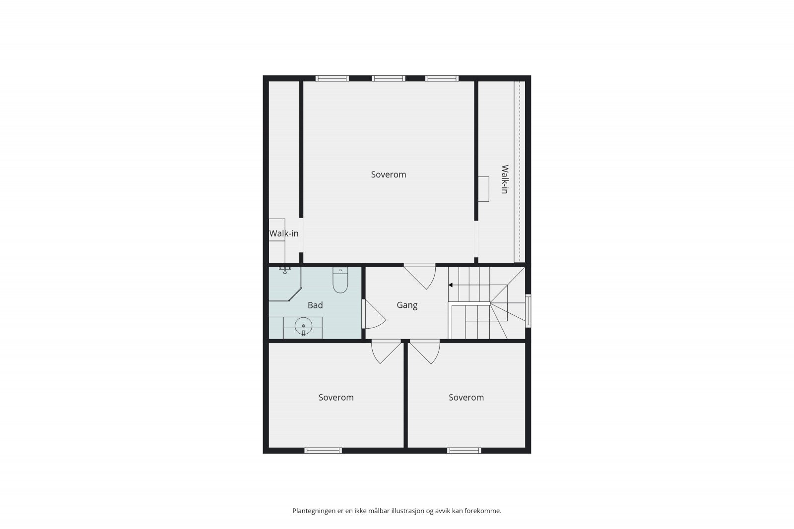 Plantegning - 2.etasje. Galleribilde
