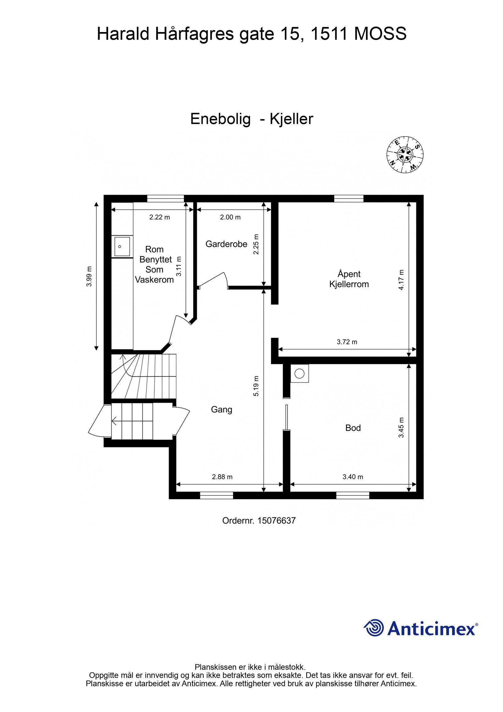 Plantegning - Kjeller. Galleribilde