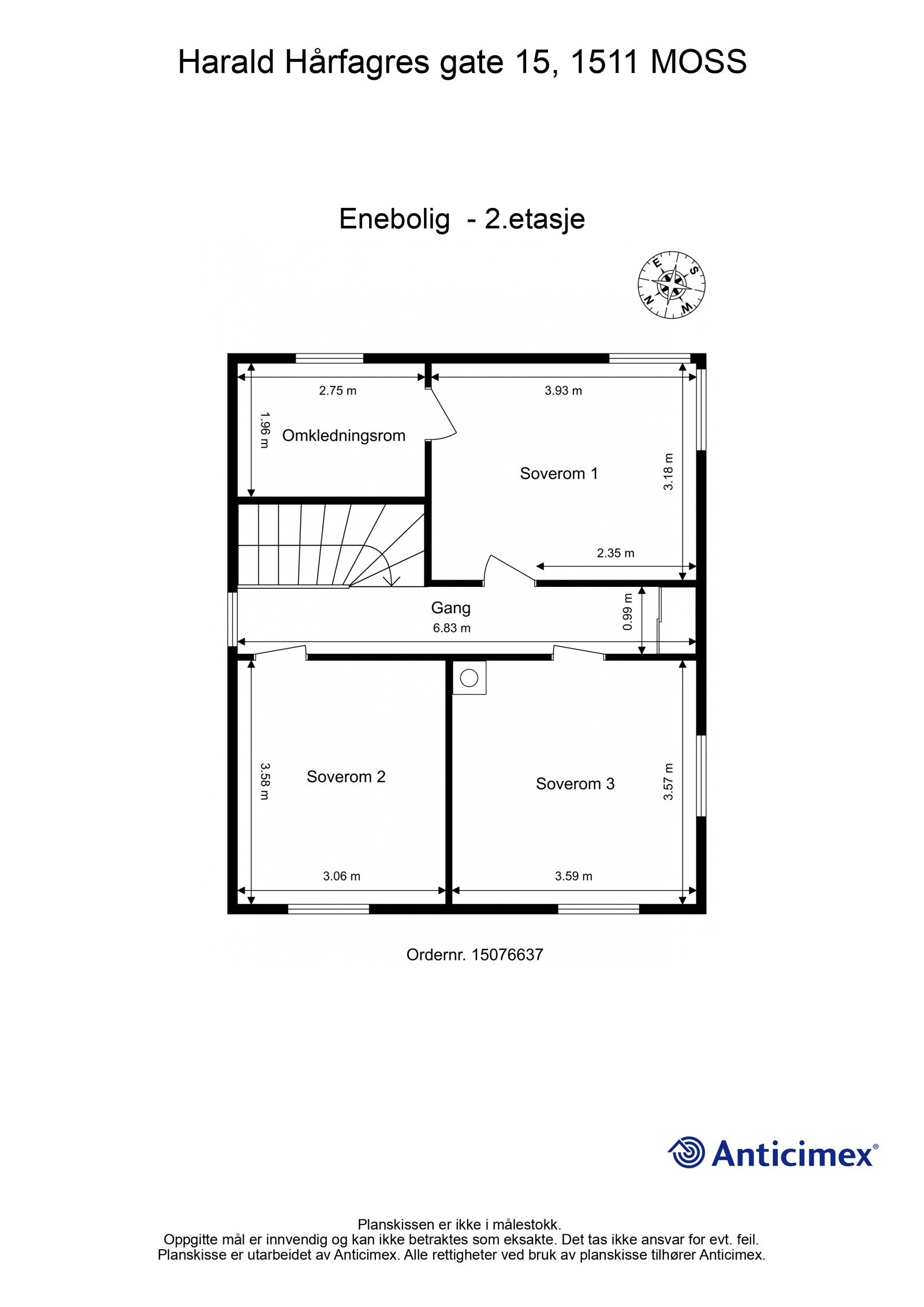Plantegning - 2.etasje. Galleribilde