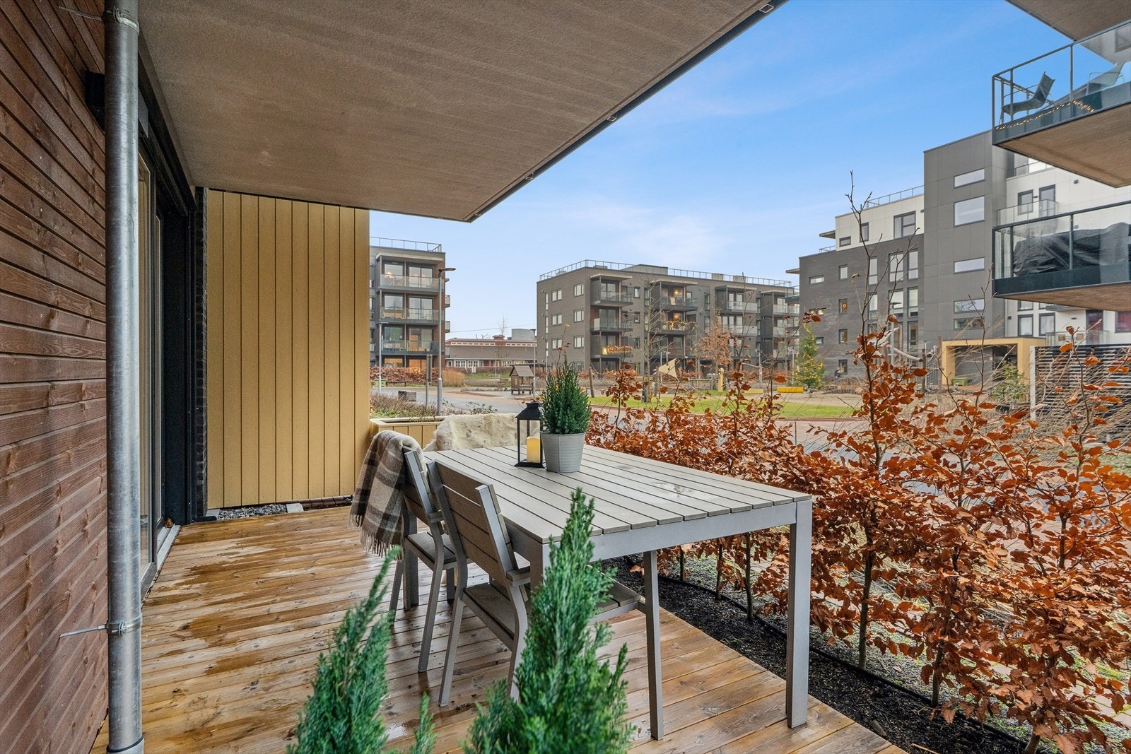 Herlig overbygd terrasse Galleribilde