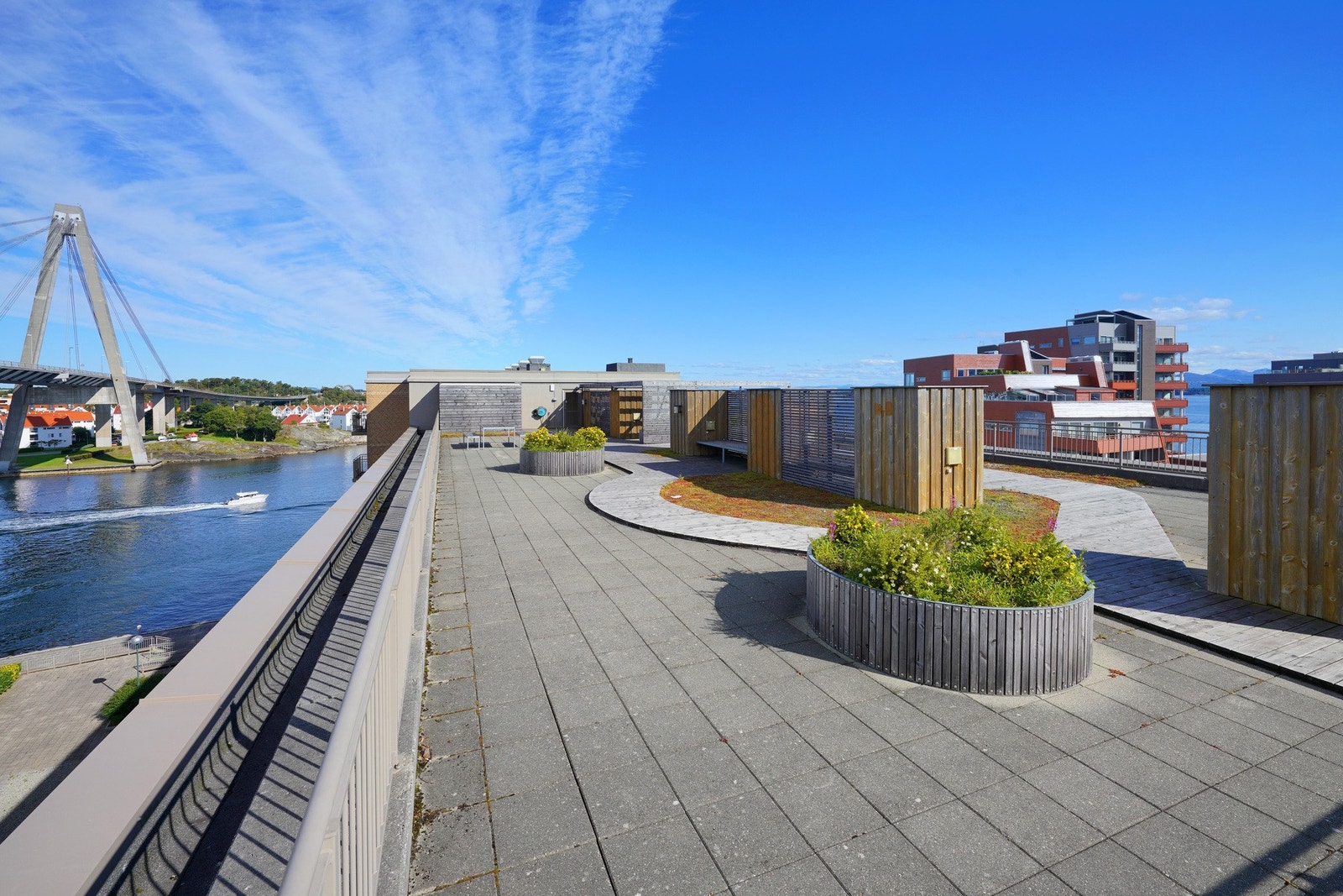 Meget flott, felles takterrasse. Galleribilde