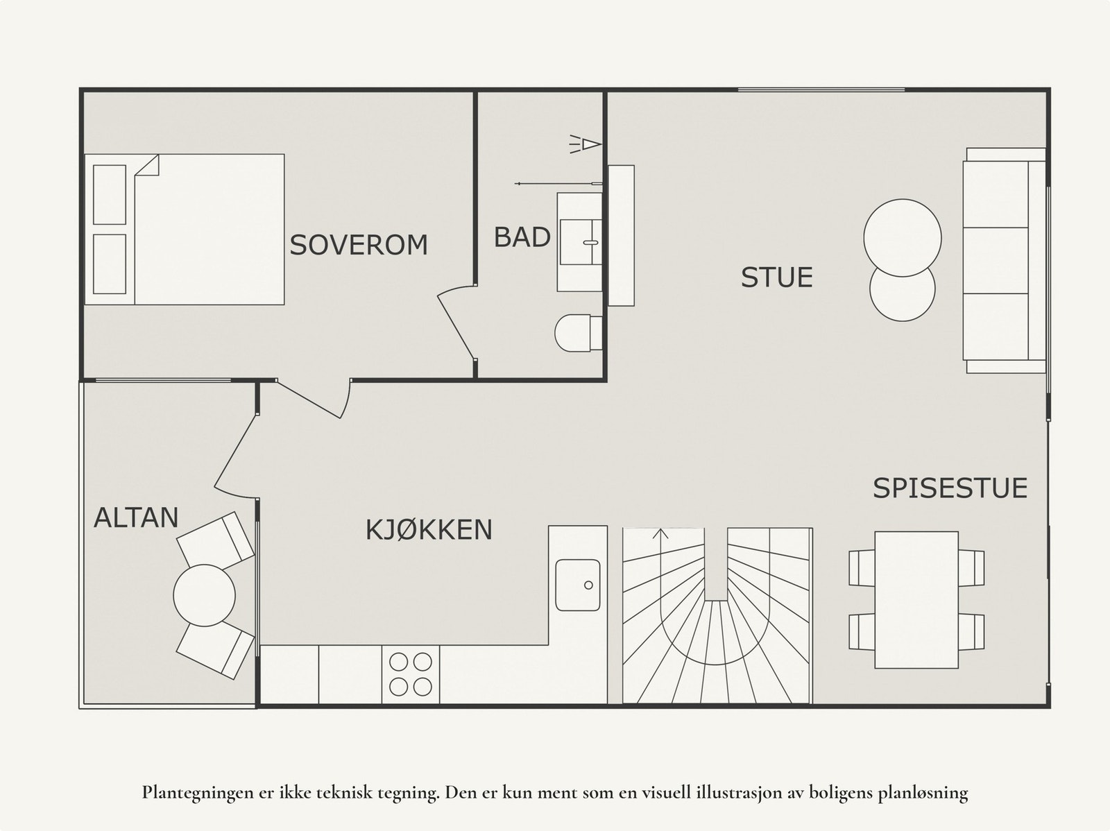 Planløsning 2. etg. Galleribilde