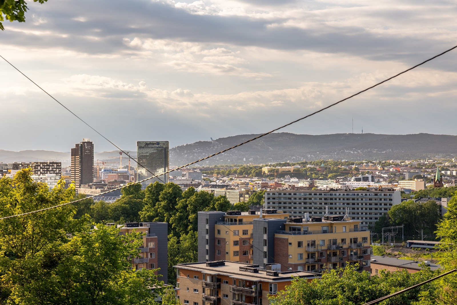 Utsikt over Oslo. Galleribilde