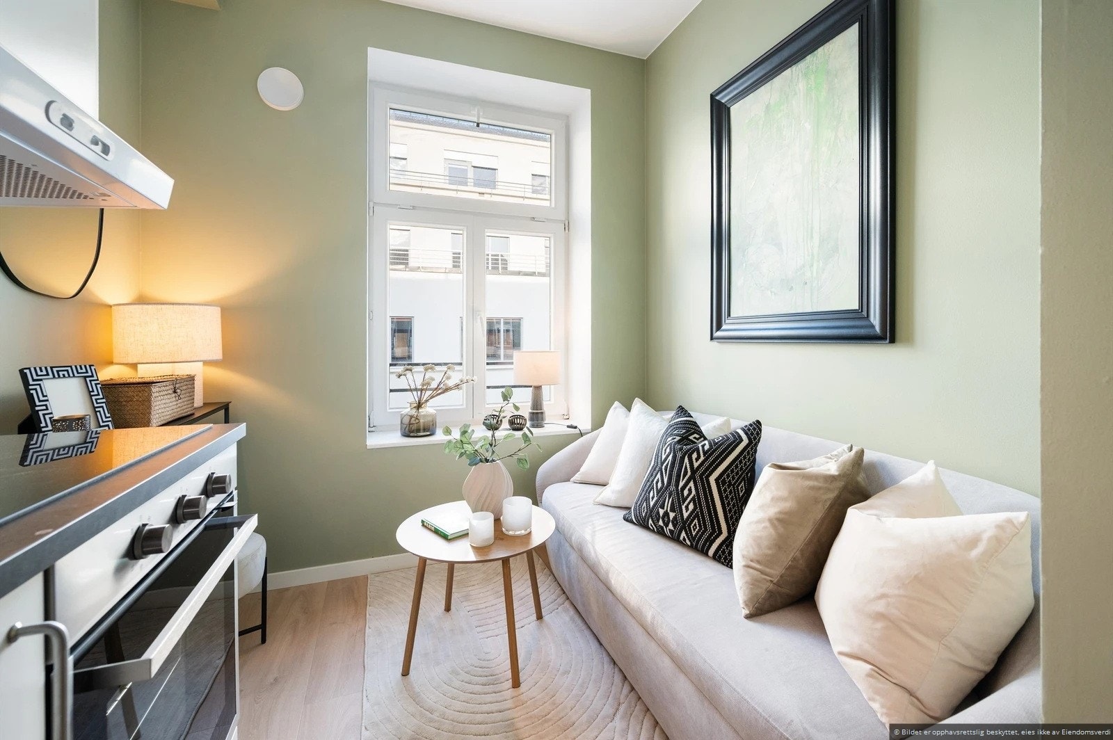 Arealeffektiv hybel med varmtvann, fyring, strøm og internett inkludert! Galleribilde