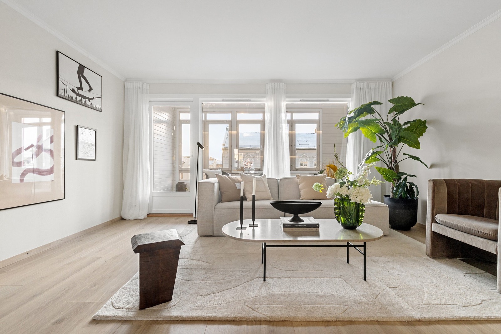 Velkommen til denne lekre 3(4)-roms leiligheten midt på Grünerløkka! Foto: Trond Walsø. Galleribilde