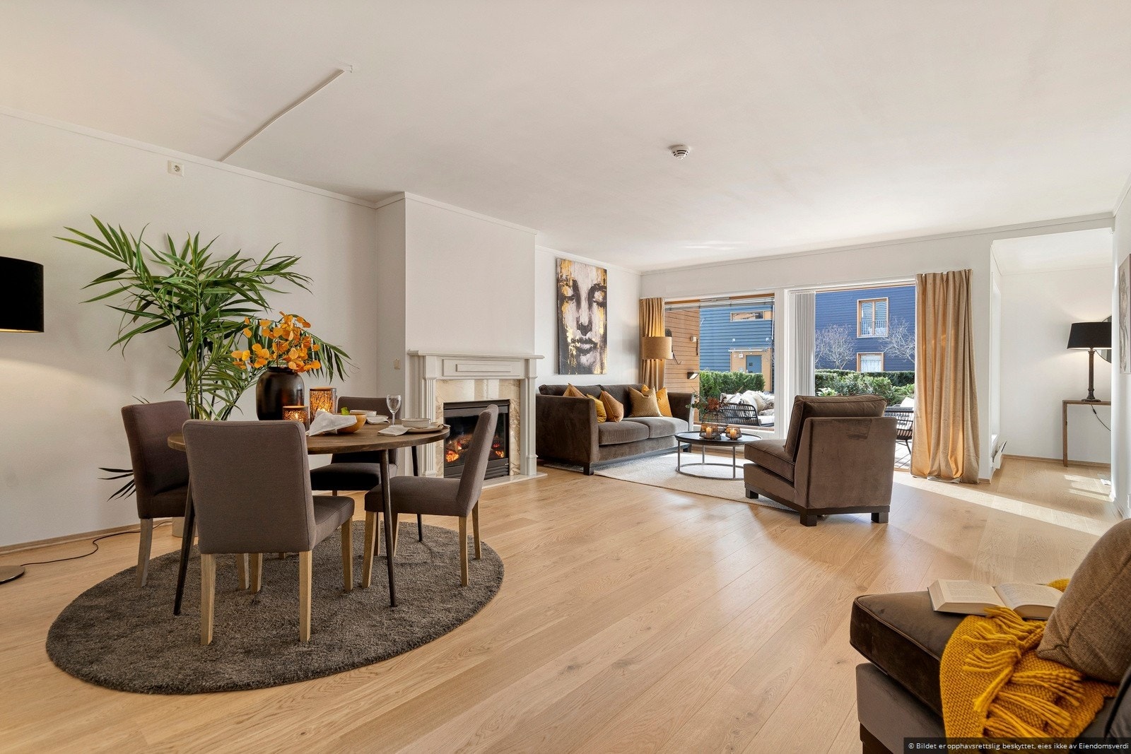 Stor luftig stue Galleribilde