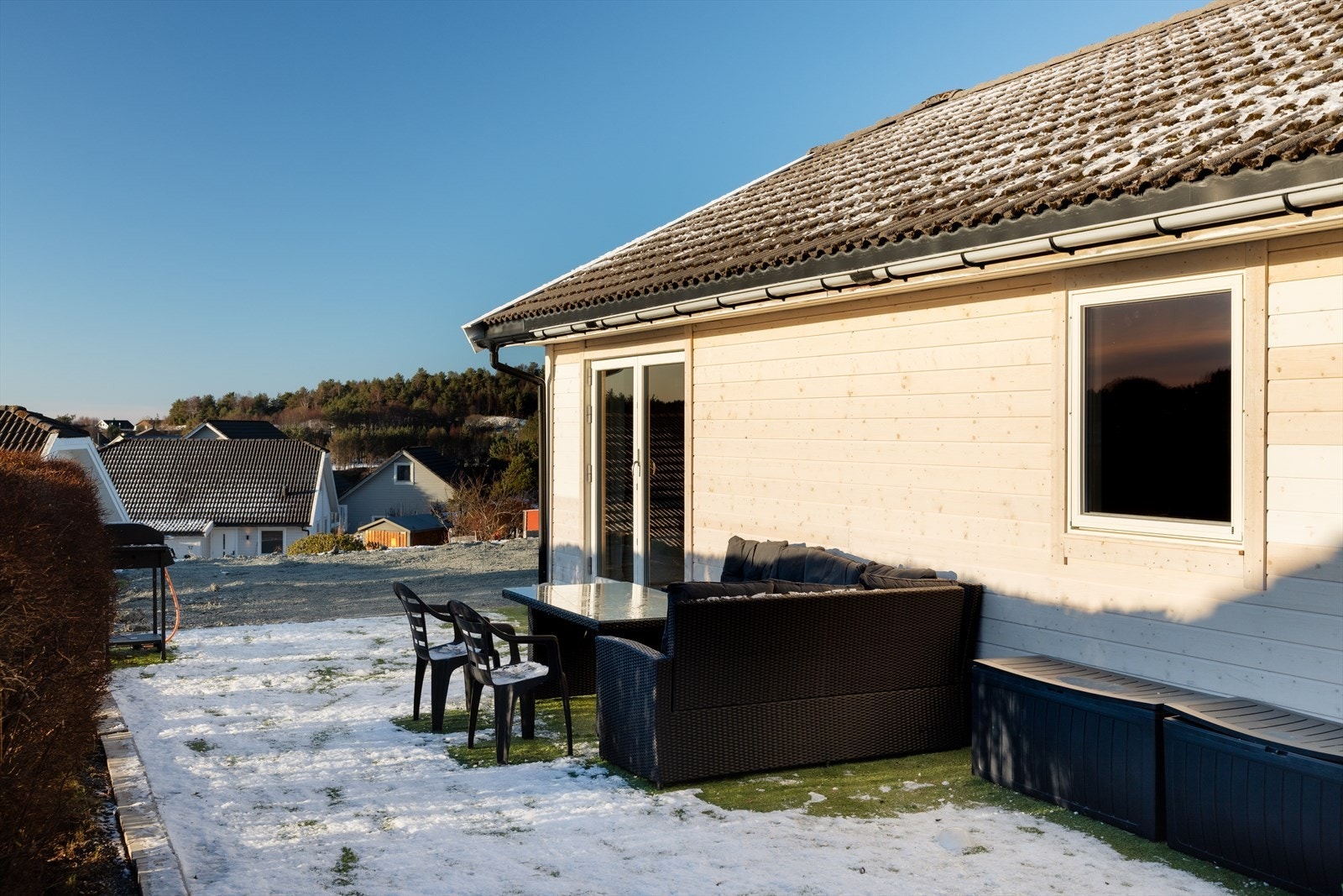 Uteområde med gode solforhold. Galleribilde