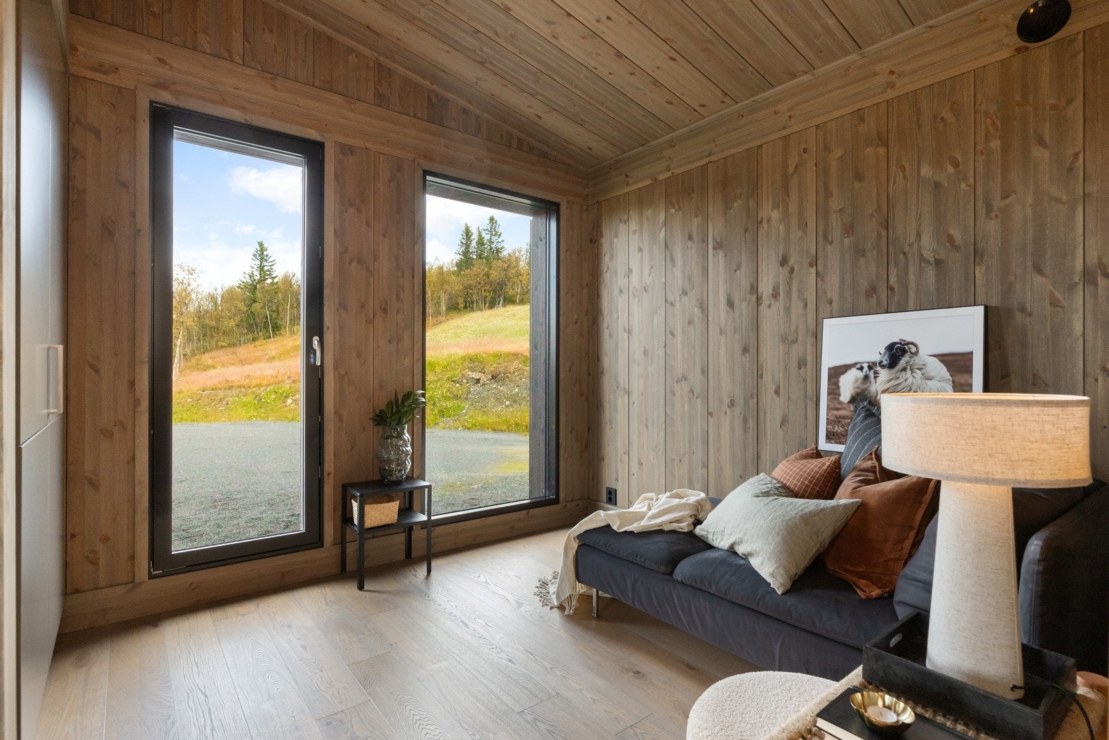 Hytta har 4 soverom Galleribilde