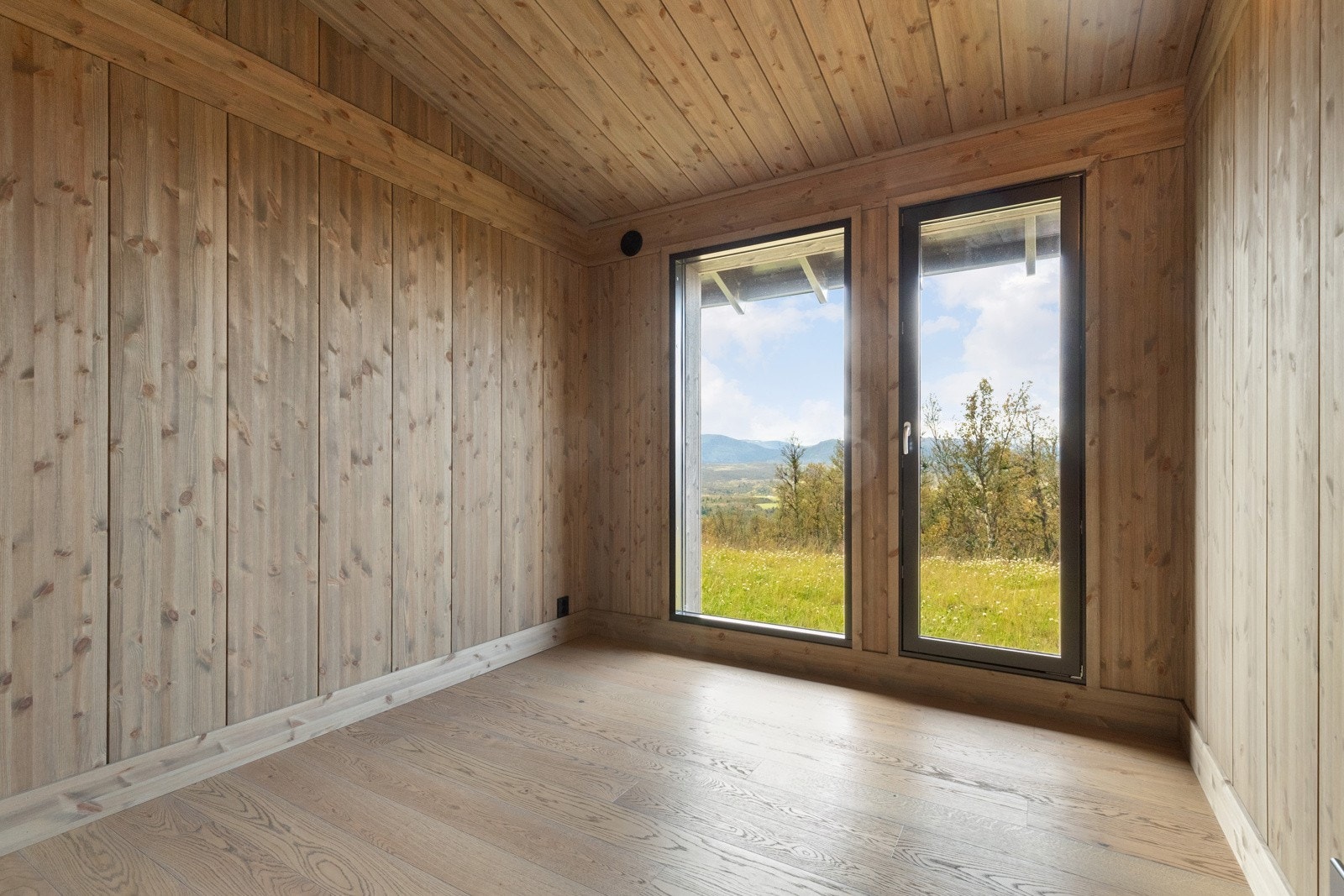 Store vindusflater på rommene også Galleribilde