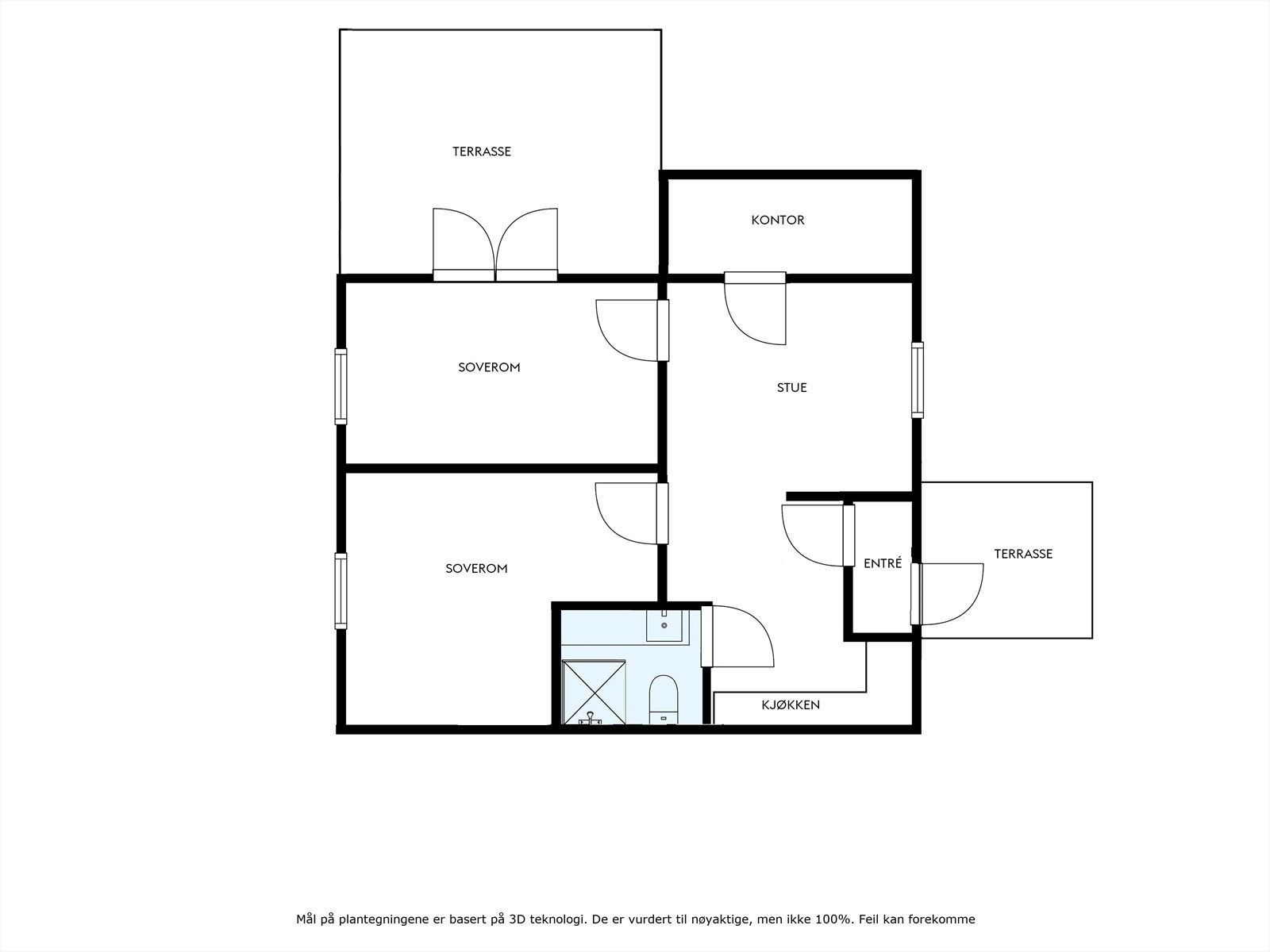 Plantegning - 2.etasje. Galleribilde