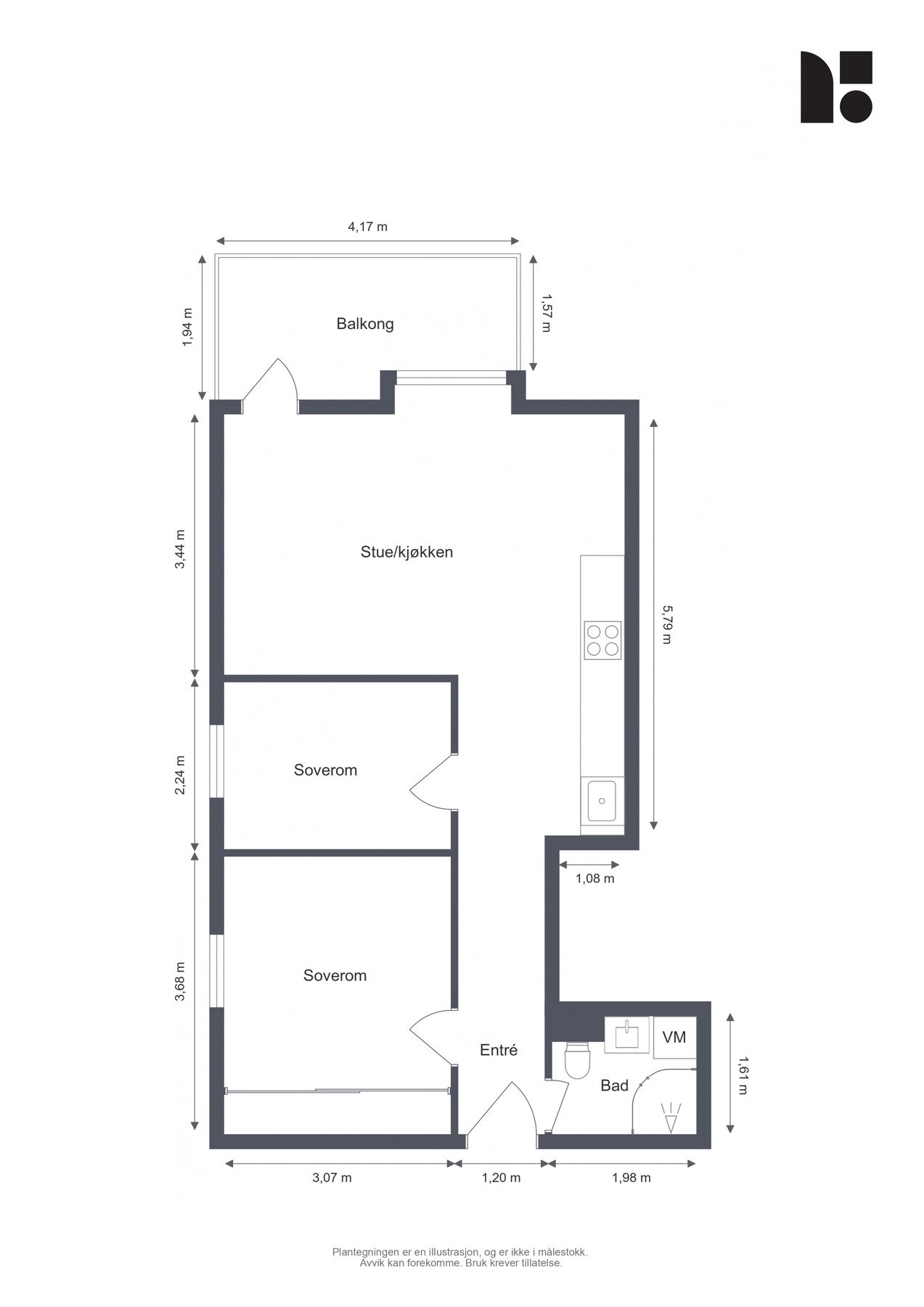 Plantegning. Galleribilde