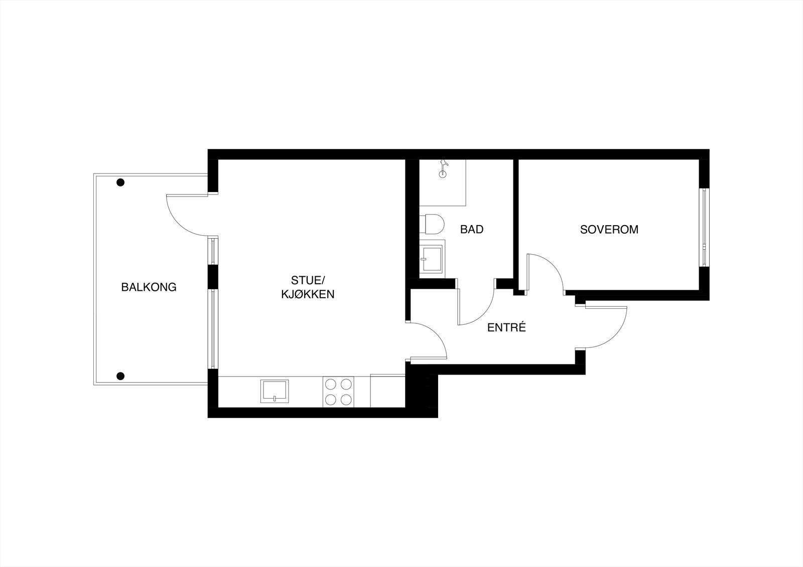Plantegning 3. etasje Galleribilde