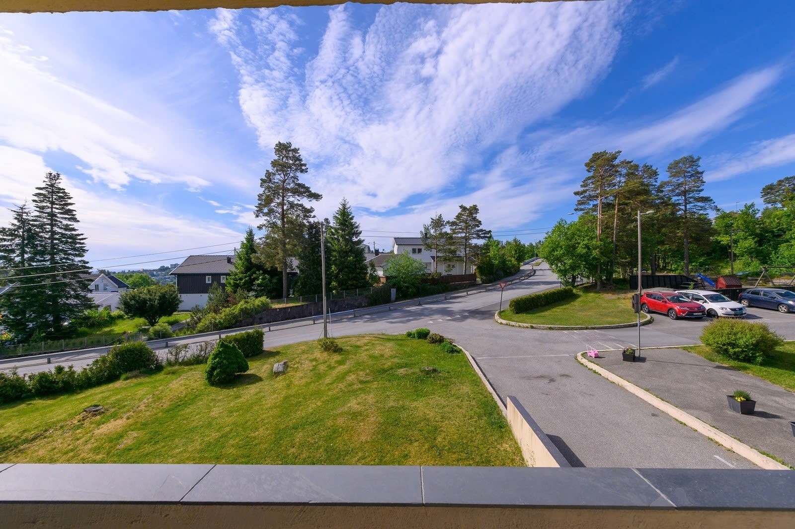 Utsikt fra balkongen. Galleribilde