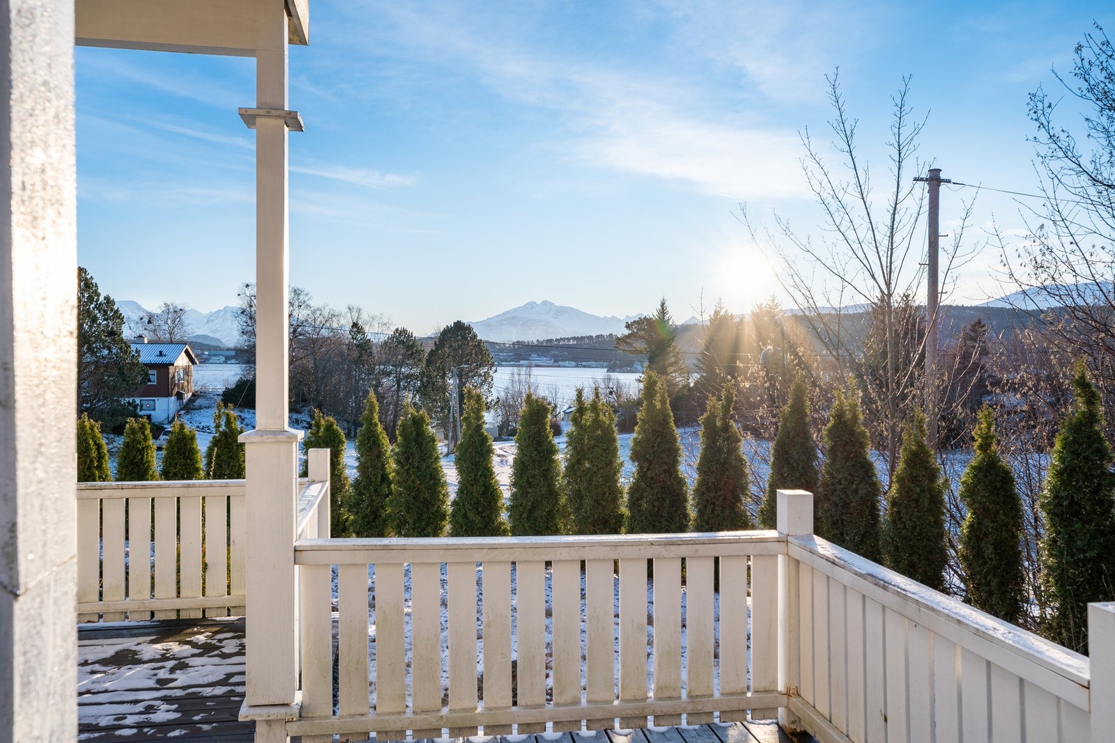 Her har du mye utsikt og utsyn, samtidig som det er svært lite innsyn Galleribilde