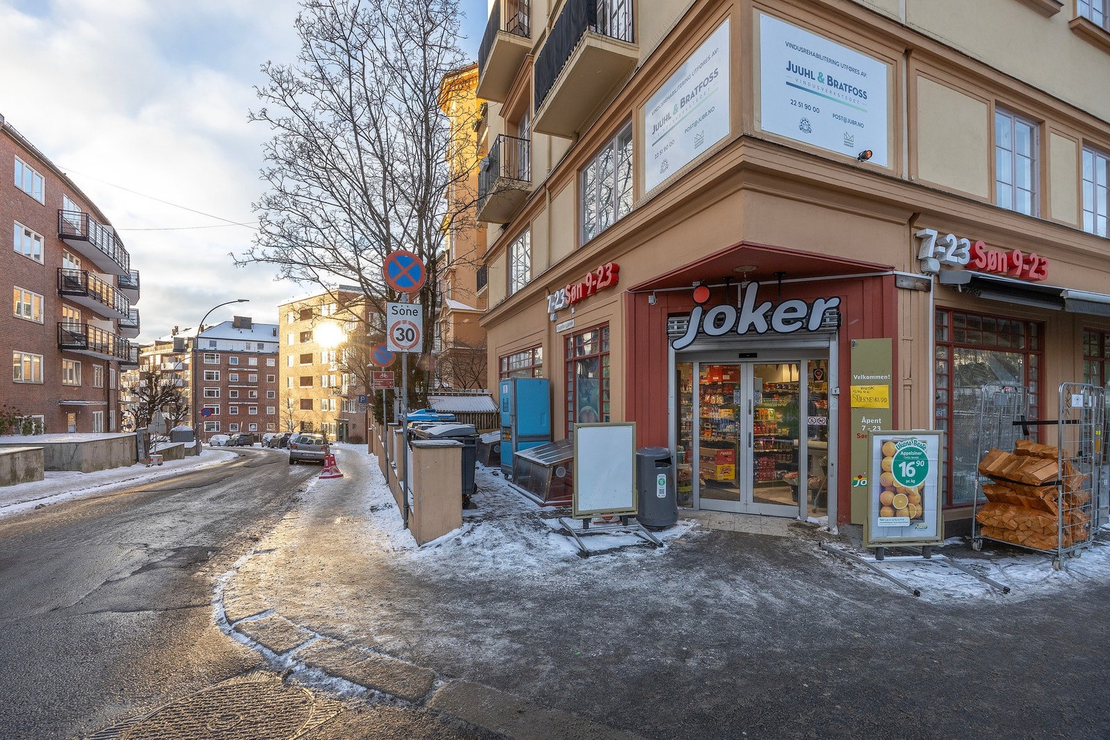 Søndagsåpen Joker rett i nærheten. Galleribilde